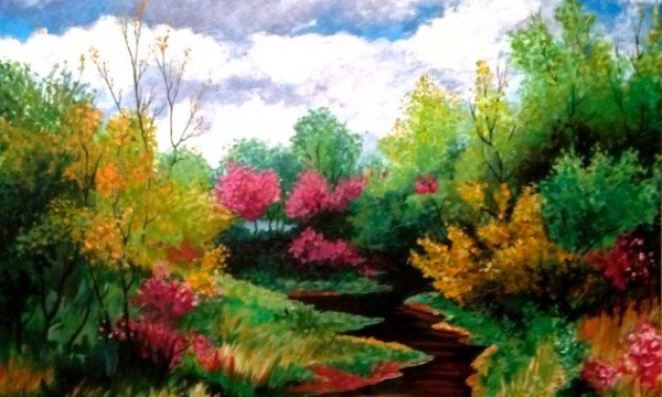 Meandering Meadow Stream