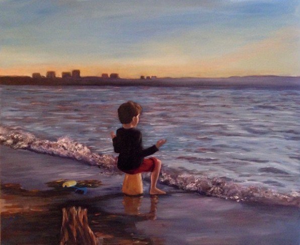 Meditating at the Beach