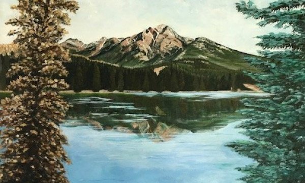 Pyramid Mountain Reflection Pyramid Mountain Reflection